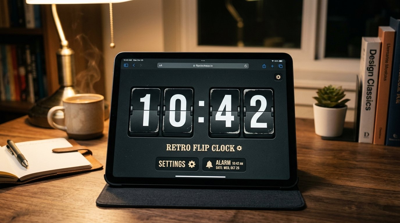 Flip Clock — Özelleştirilebilir Dijital Saat