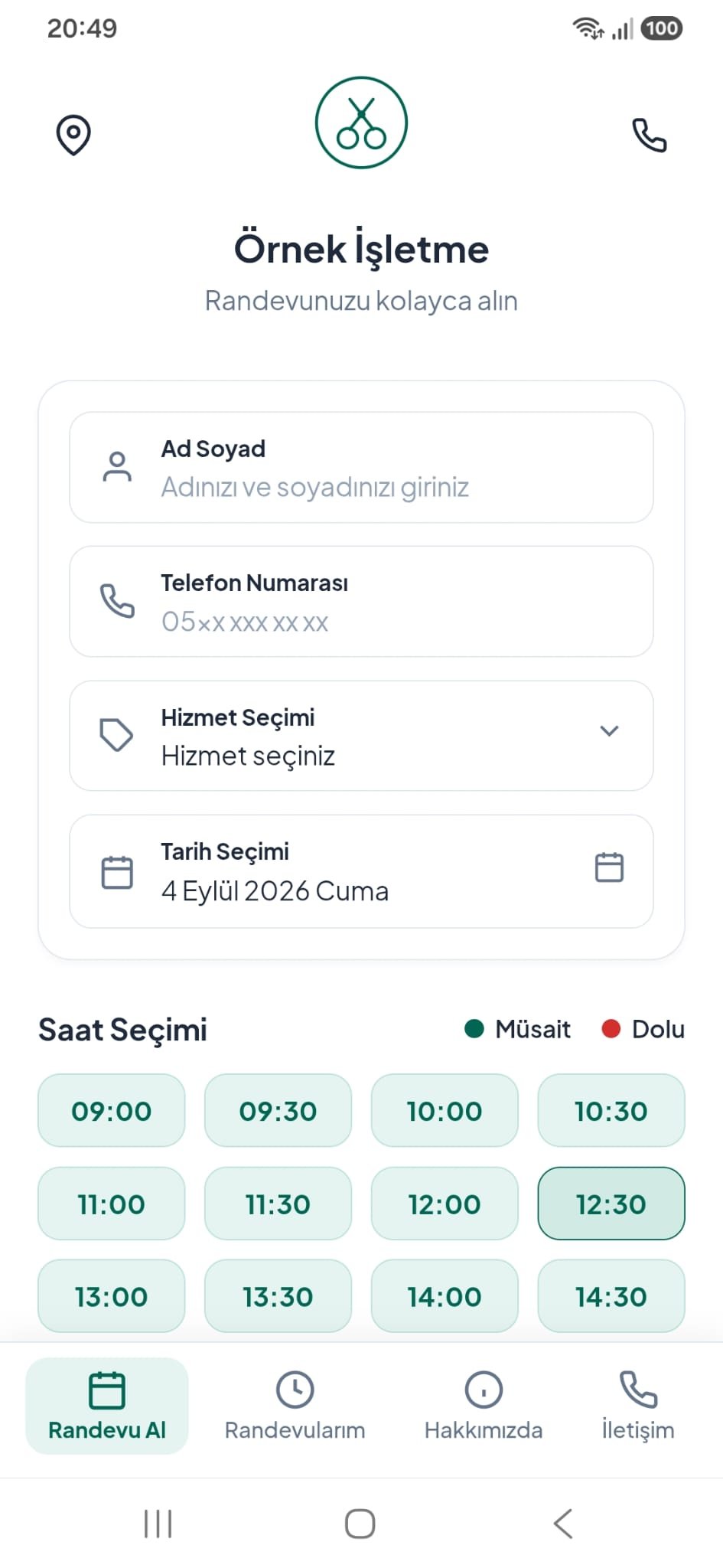 Randevu Sistemi