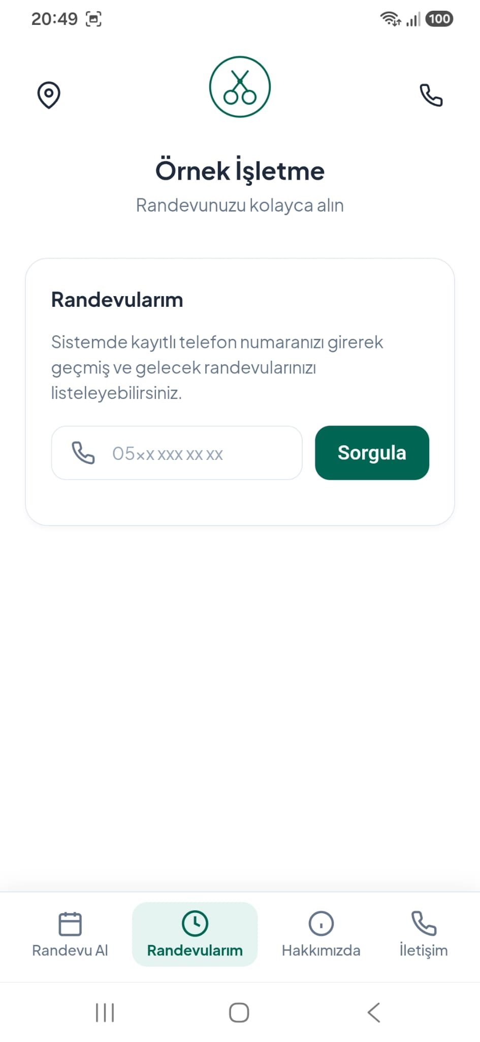 Hizmet Seçimi